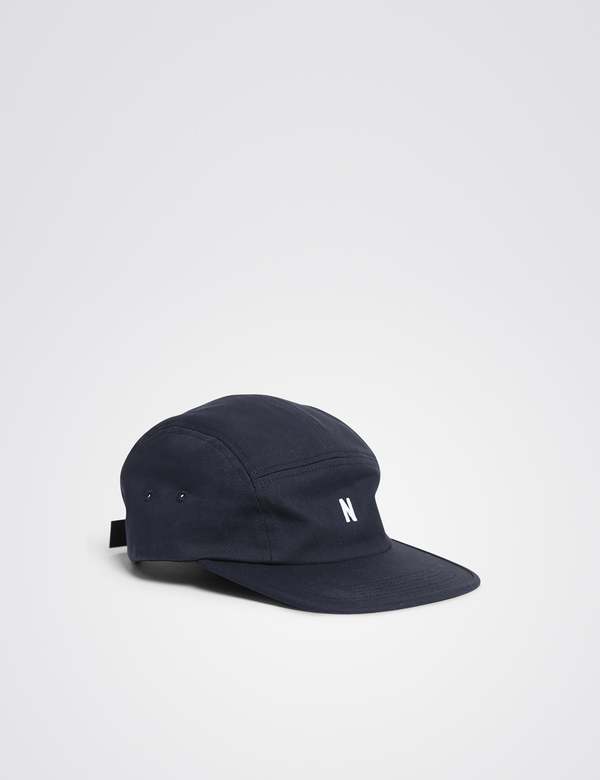 Norse Projects Twill 5 Panel Cap in Beech Green main image 1