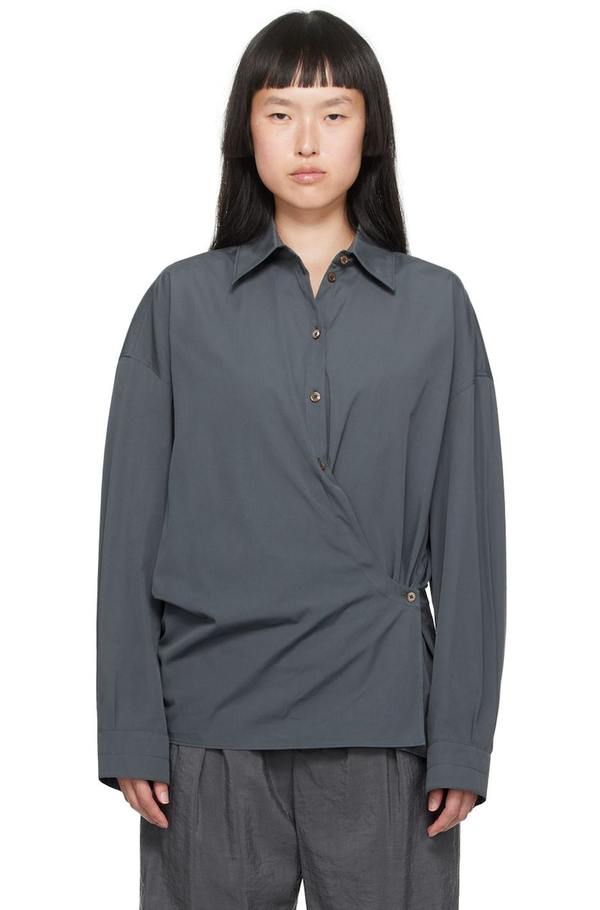 Lemaire Twisted Shirt - Gray | Garmentory
