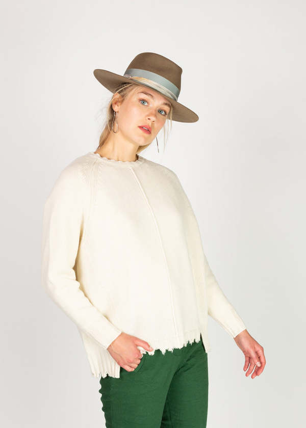 H+ Hannoh Wessel Kiara Knit Pullover - Natural | Garmentory H+ Hannoh Wessel Kiara Knit Pullover - Natural | Garmentory