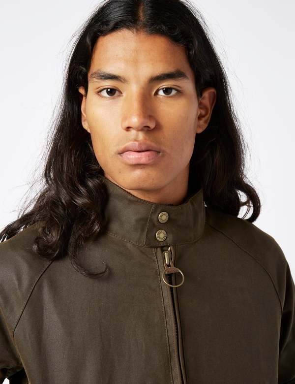 Barbour x Baracuta G9 Porton Wax Jacket - Olive Green | Garmentory