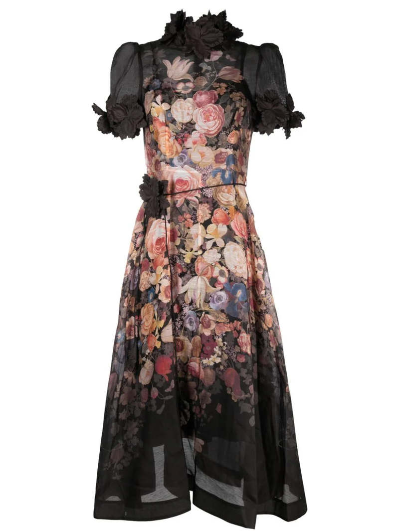Zimmermann Luminosity Liftoff Flower Midi dress - multi