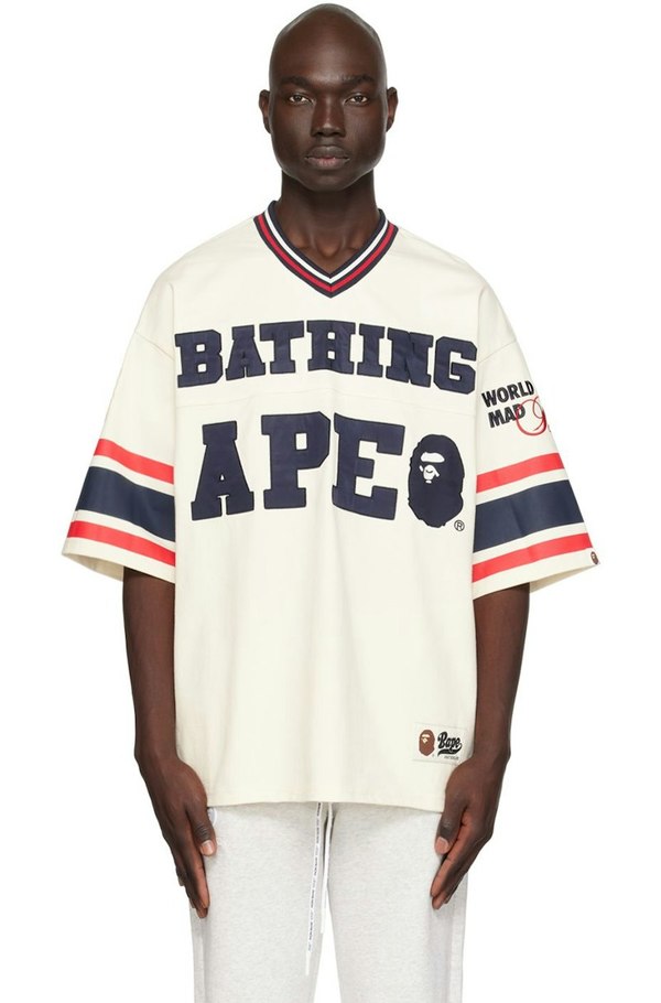 bape football shirt