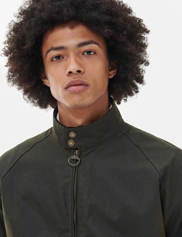 Barbour x Baracuta G4 Wax Jacket - Black | Garmentory