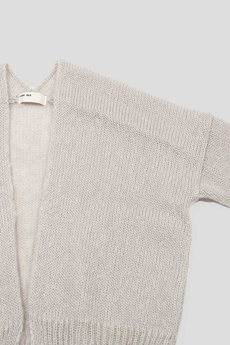 Evam Eva Mohair Silk Cardigan - Antique White | Garmentory