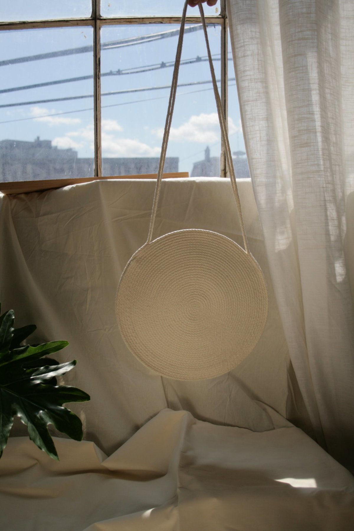 Catzorange Large Circle Tote - Image 2 of 4