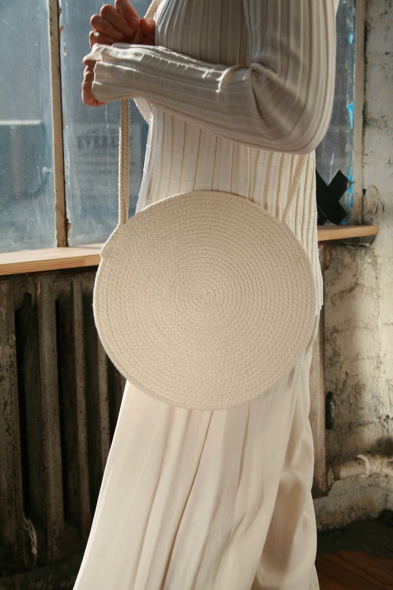 Catzorange Large Circle Tote