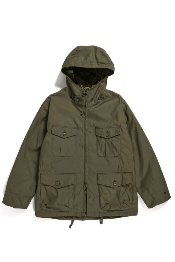 Engineered Garments  CP Weather Poplin Sas Jacket - Olive