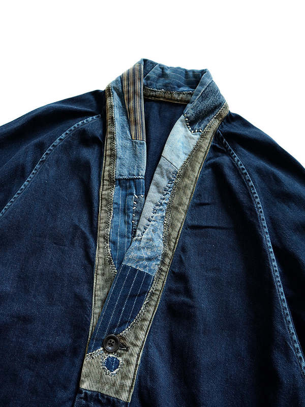 Kapital 8ozIDG Denim TIGER JUDDBHAN Shirt NORAGI Remake - Khaki