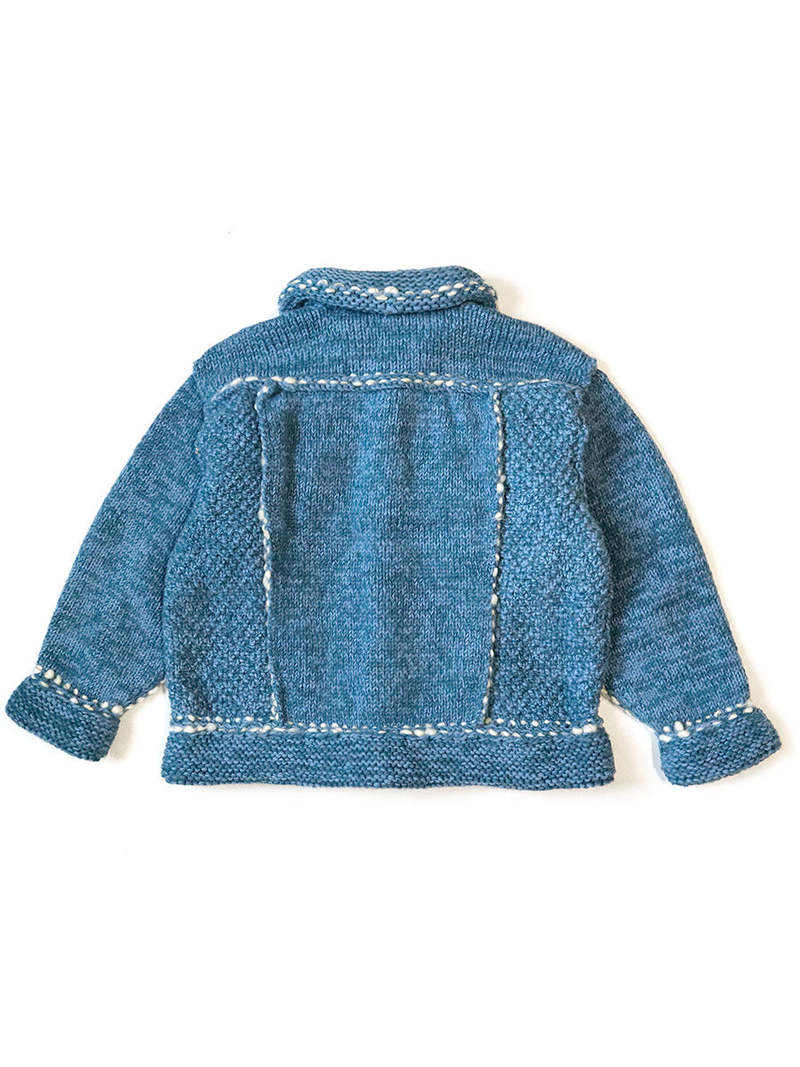 ジャケット・アウター Kapital Wool Hand Knit Cowichan G Jean Kapital Wool Hand Knit Cowichan G-Jacket - Black | Garmentory