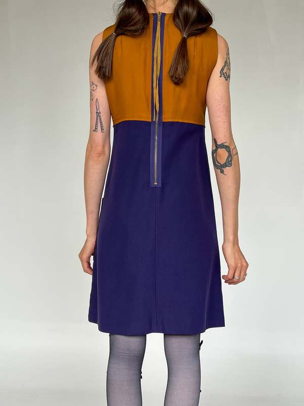 strapless open back dress Miss Circle Women's Sabina Purple Leather Slash Neck Midi Dress