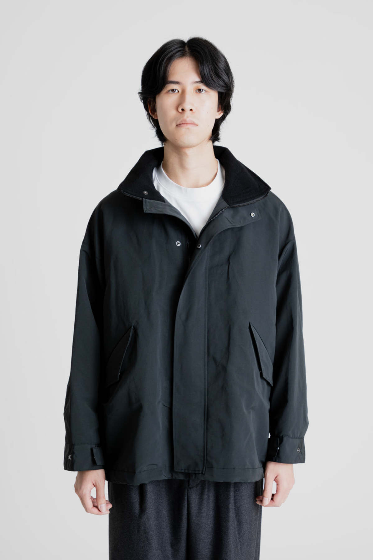 【美品】KAPTAIN SUNSHINE : Short Mill Coat KAPTAIN SUNSHINE Short Mill Coat - Charcoal | Garmentory