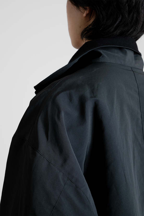 KAPTAIN SUNSHINE Short Mill Coat - Charcoal | Garmentory