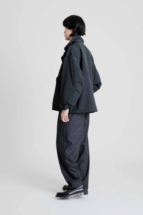 KAPTAIN SUNSHINE Short Mill Coat - Charcoal | Garmentory