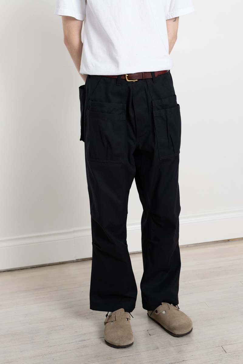 SASSAFRAS ササフラス OVERGROWN FATIGUE PANTS SASSAFRAS(ササフラス)/OVERGROWN FATIGUE PANTS：Tiger Twill