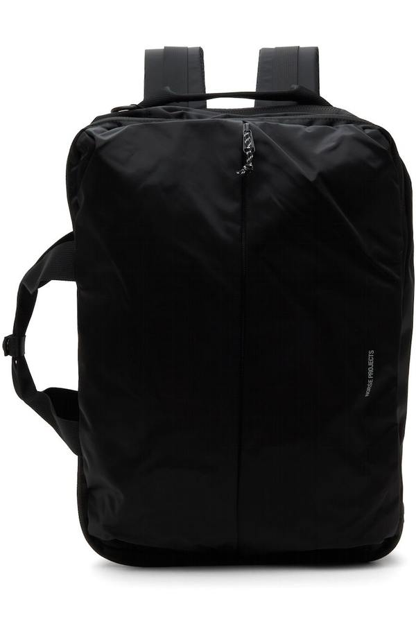 NORSE PROJECTS Black 3-Way Backpack | Garmentory
