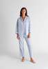 Sleepy Jones Marina Pajama Set - End on End Blue - Thumbnail 2