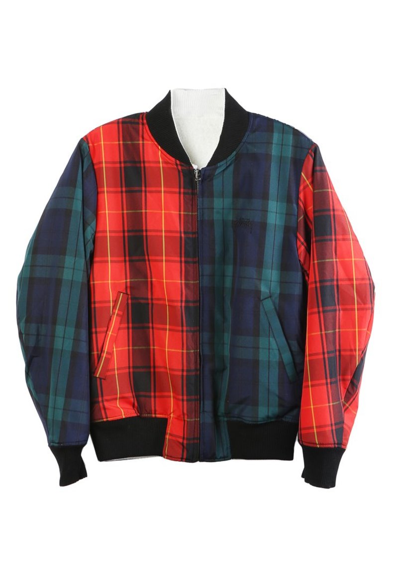 Stussy Reversible Bomber - Plaid | Garmentory