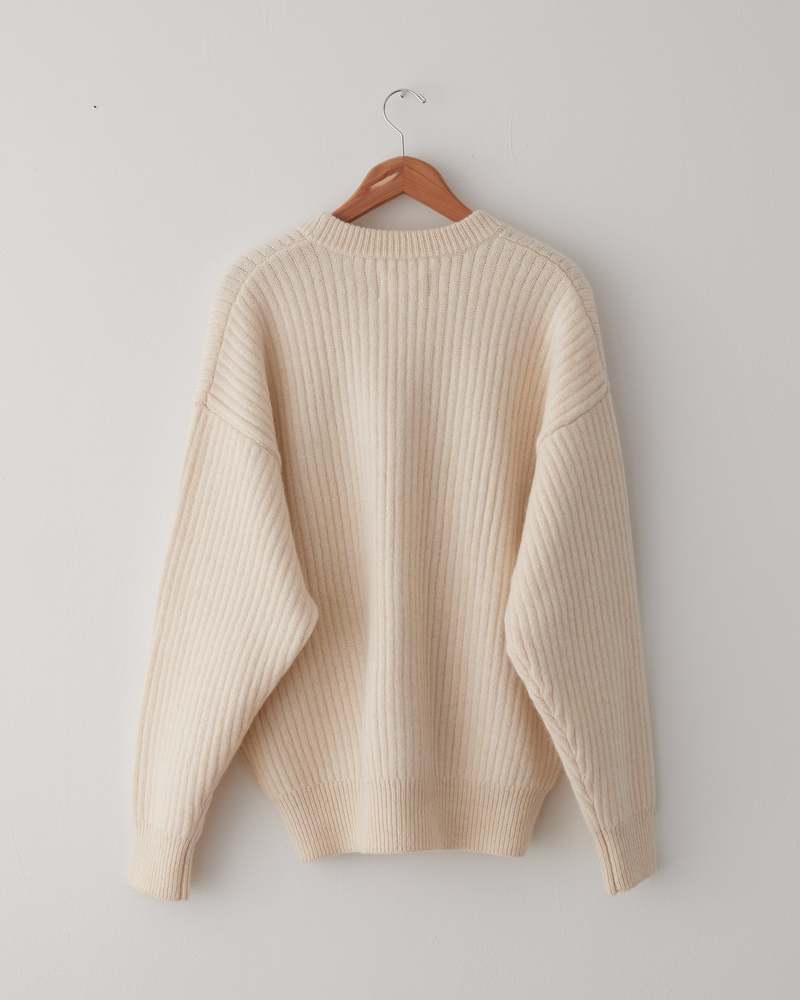 Yoko Sakamoto Yak Knit Cardigan - White | Garmentory