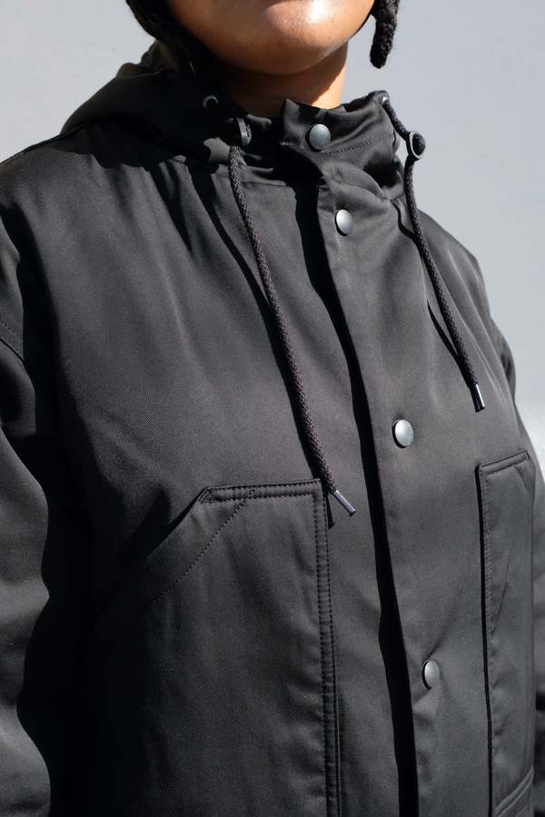 Girls of Dust SAILOR Trench - Black | Garmentory