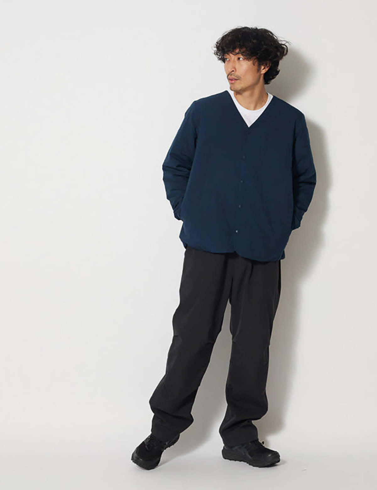 Snow Peak Flexible Insulated Cardigan - Navy Blue | Garmentory