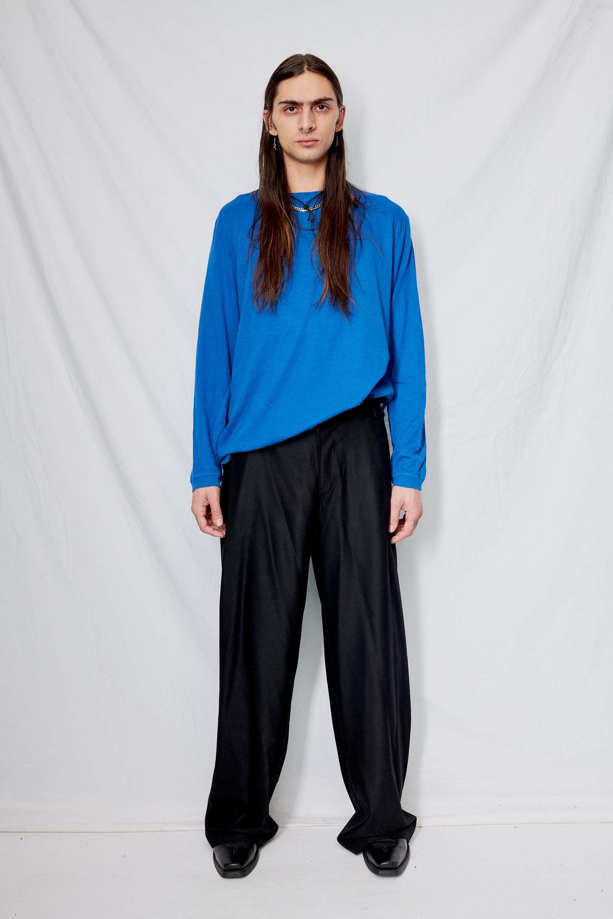 パンツ SERAPIS DARK GREY WOOL RUDDER PANTS SERAPIS DARK GREY WOOL RUDDER PANTS