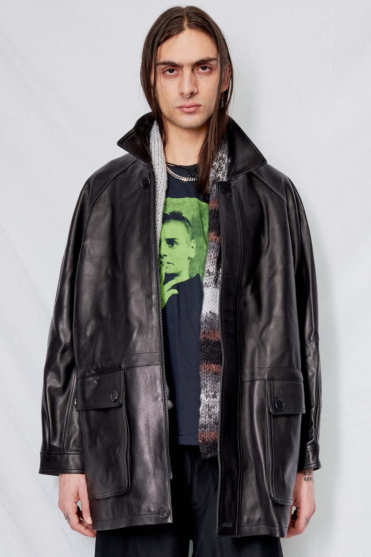 ジャケット・アウター Dunst UNISEX LEATHER HALF JACKET Designer fashion, Seoul-fully created | W Concept