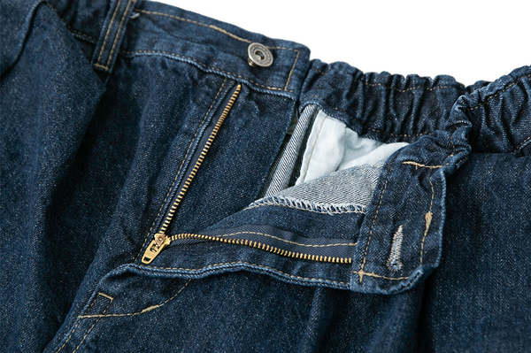 Anglan Rigid Indigo Denim Balloon Pants | Garmentory