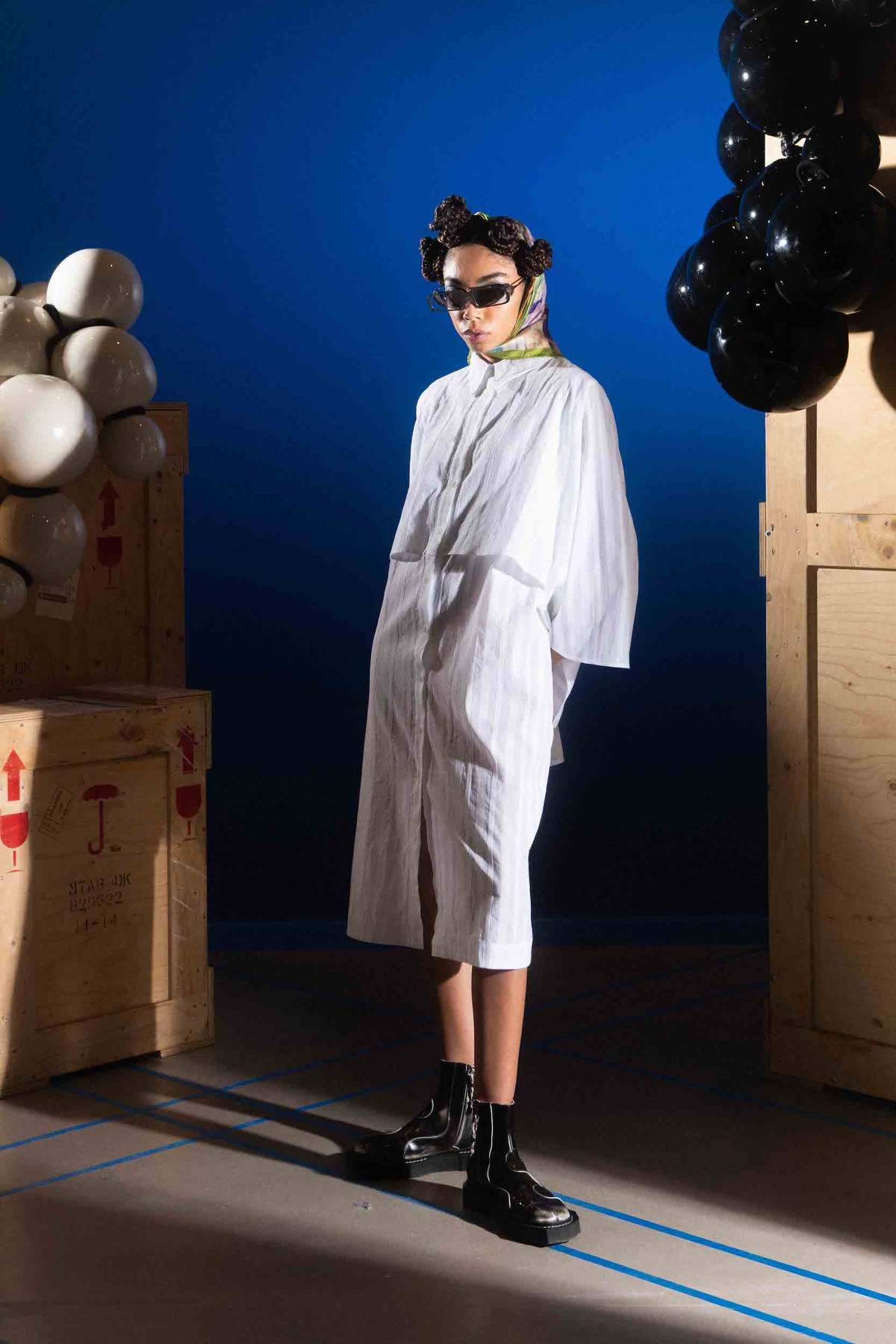 【 HENRIK VIBSKOV 】SS トップス SLIP-SHIRTDRESS-20231018210116