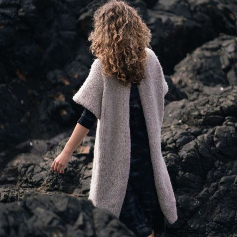 LAUREN MANOOGIAN HANDKNIT CABLE カーディガン LAUREN MANOOGIAN】HANDKNIT CABLE カーディガン