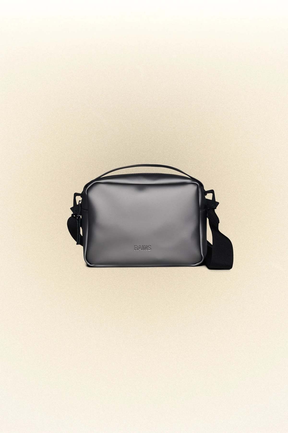 RAINS box bag - gray | Garmentory display picture 3