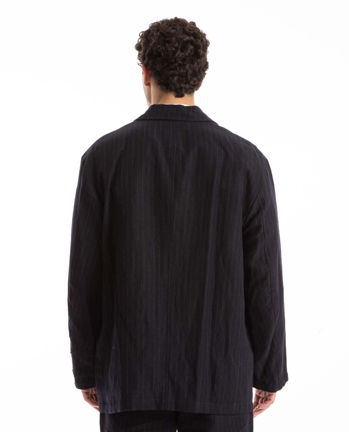 Sage de Cret Twill Cover Jacket NAVY Garmentory