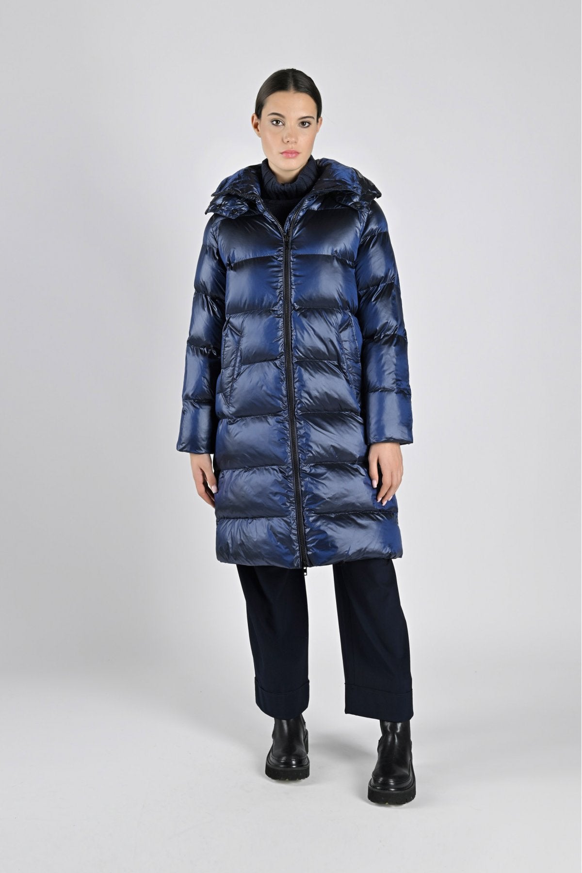Canadian Classics Charlotte Long Coat - Navy | Garmentory