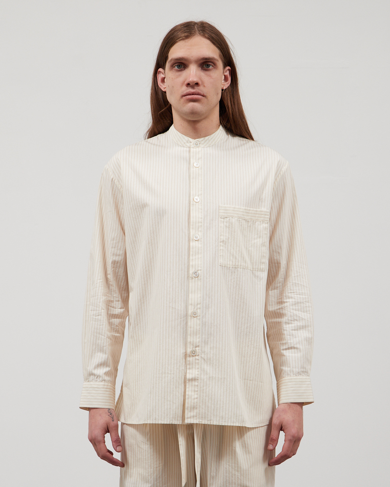 Birkenstock 1774 x Tekla Long Sleeve Shirt - Wheat Stripe