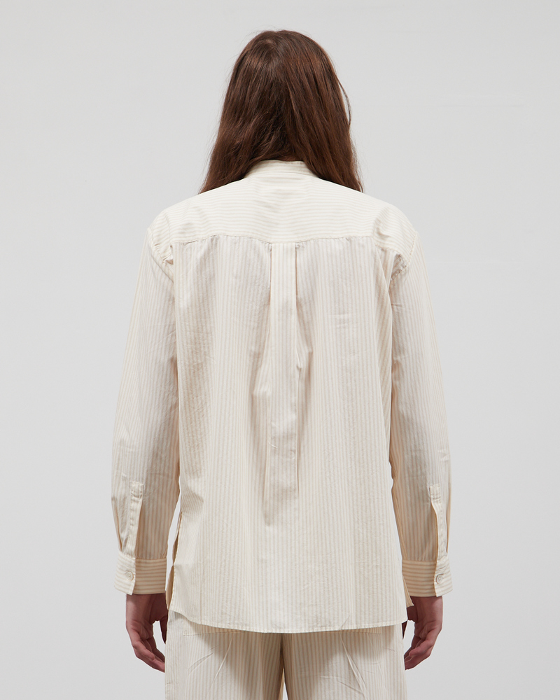 Birkenstock 1774 x Tekla Long Sleeve Shirt - Wheat Stripe