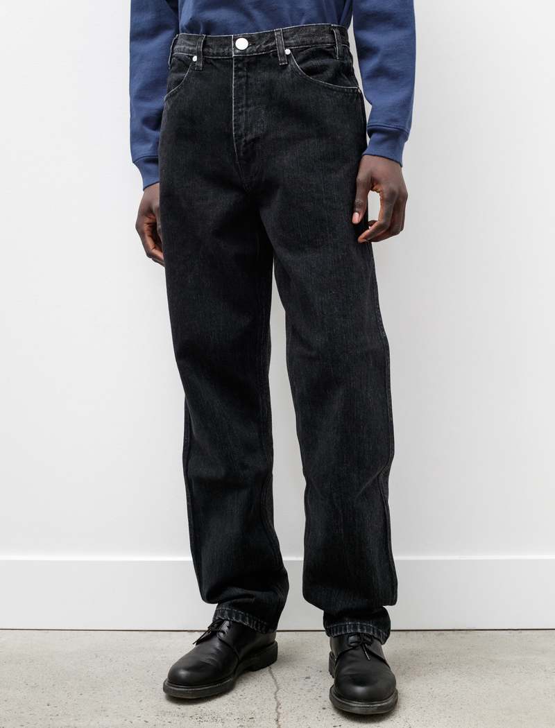 Paa Four Pocket Denim Jeans - Black Wash Combo | Garmentory
