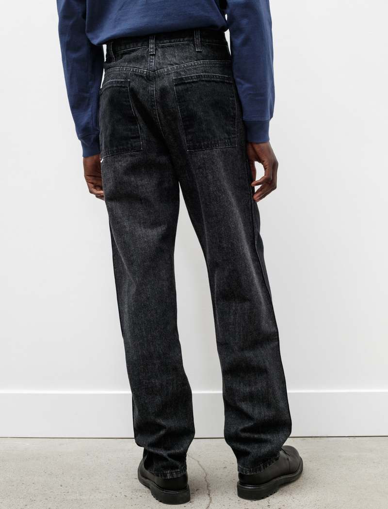 Paa Four Pocket Denim Jeans - Black Wash Combo | Garmentory