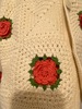 Rosette crochet shirt cardigan  - Thumbnail 8