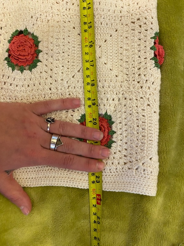 Rosette crochet shirt cardigan 