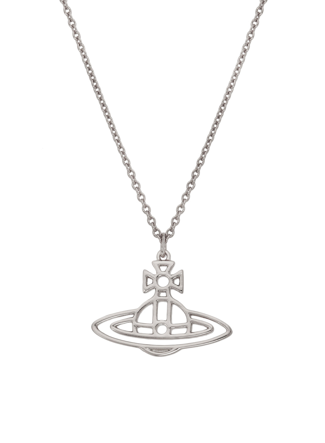 Vivienne Westwood Thin Lines Short Flat Orb Pendant | Garmentory