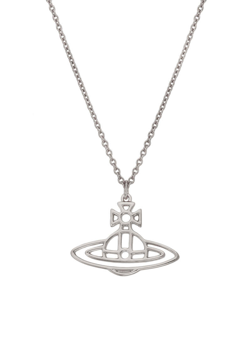 Vivienne Westwood Thin Lines Short Flat Orb Pendant | Garmentory