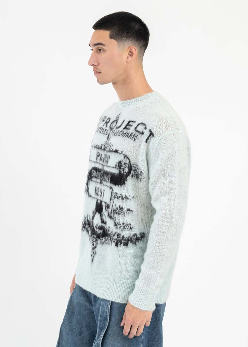 Y/project Paris' Best Jacquard Sweater - Multi | Garmentory