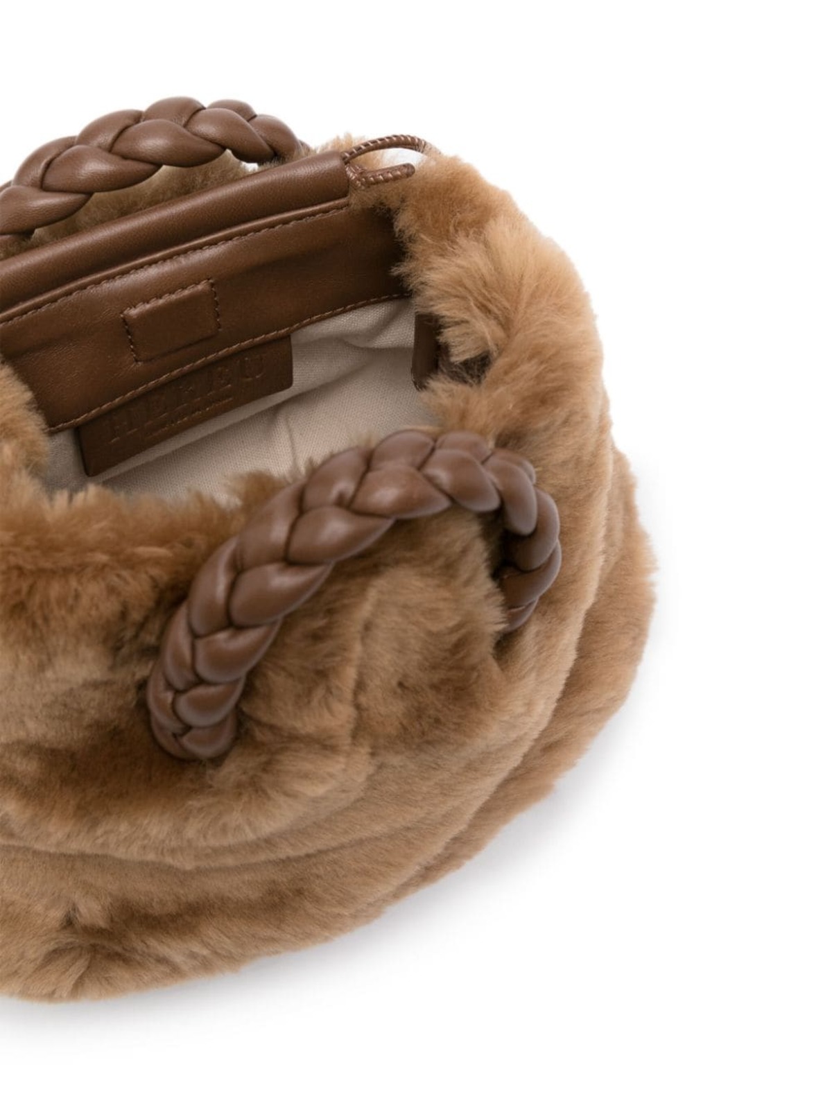 トートバッグ Hereu Bombon Long Hair Shearling Bag Hereu Bombon Long Hair Shearling Bag Cognac