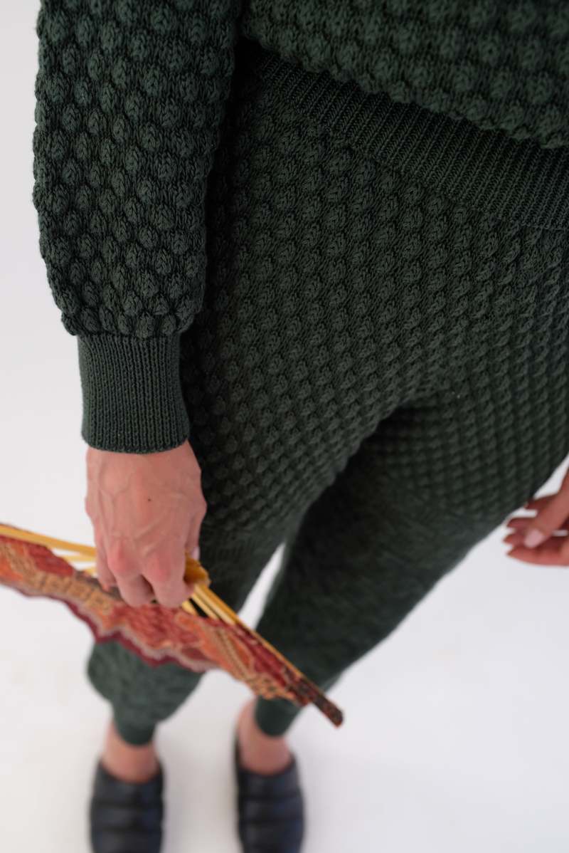 Beklina Pastiche Combo Pant - Pine