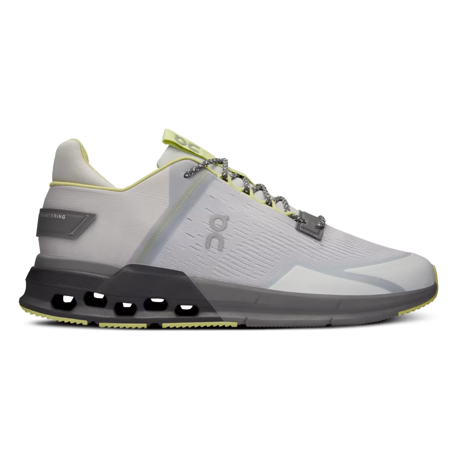 ON Running On Shoes Cloudnova Flux Shoes - Glacier/Zest  display picture 1