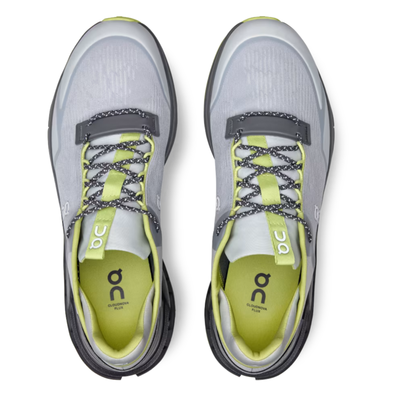 ON Running On Shoes Cloudnova Flux Shoes - Glacier/Zest  display picture 3