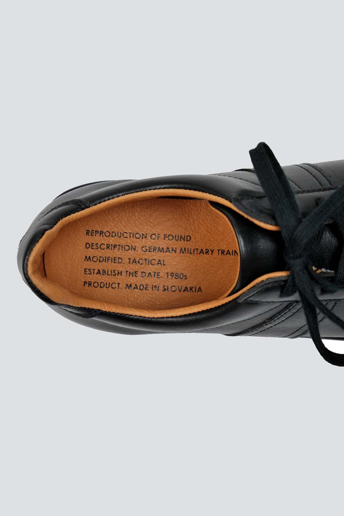 Reproduction of Found 1759L German Military Trainers - Black