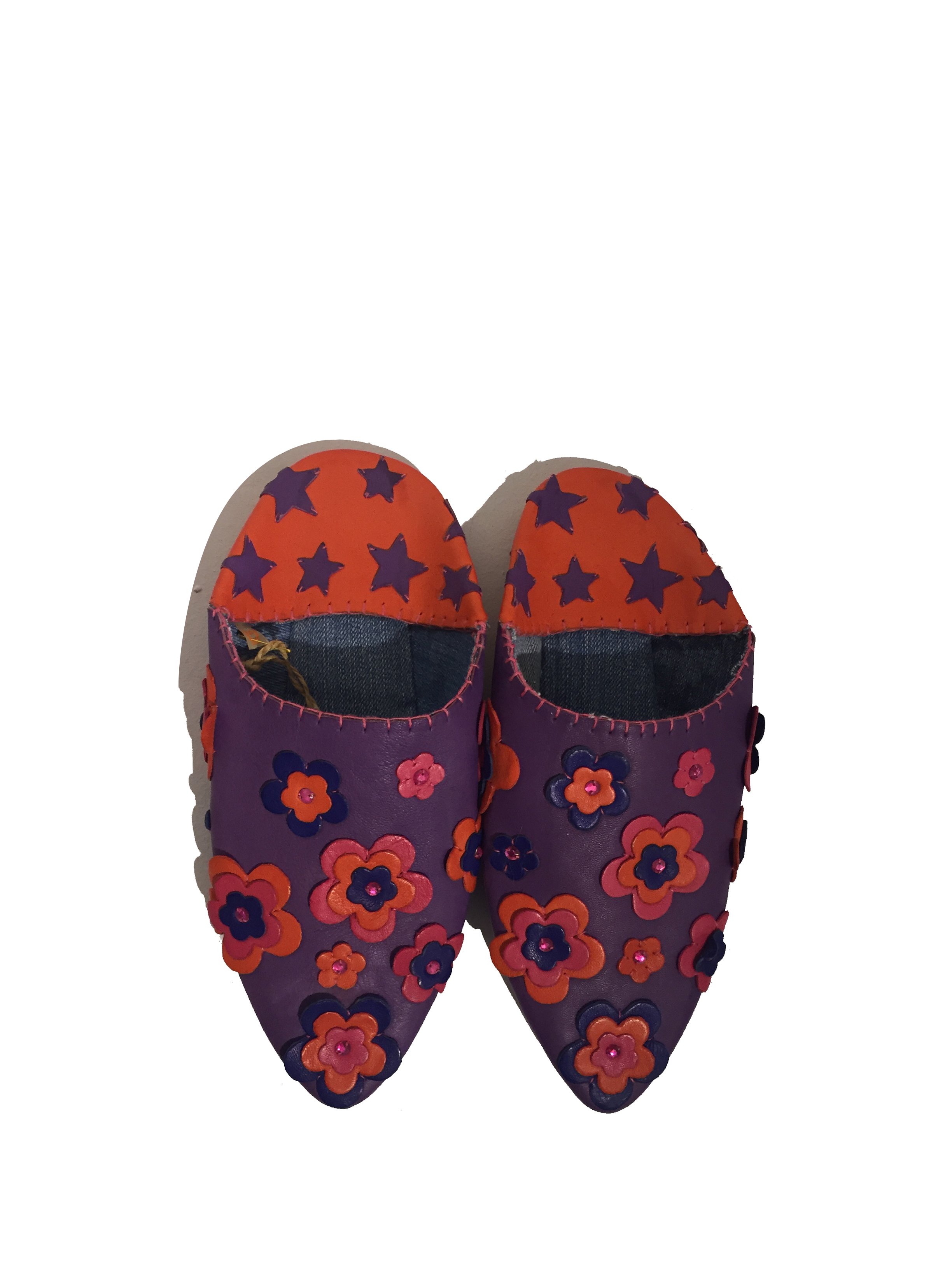 En Shallah Flower Baboosh Shoes | Garmentory