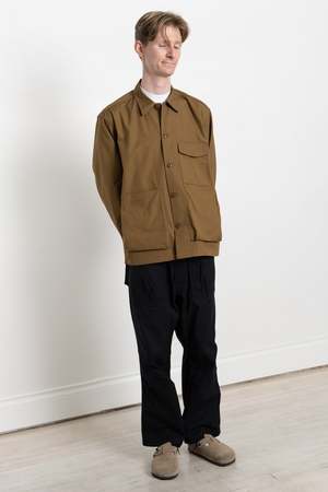 Sassafras Digs Crew Shirt Jacket - Dark Khaki | Garmentory