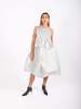 Sleeveless Ripple Dress in Silver by Melitta Baumeister - Thumbnail 4