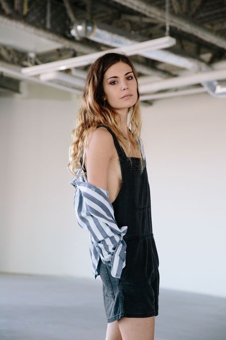 assembly label denim shorts